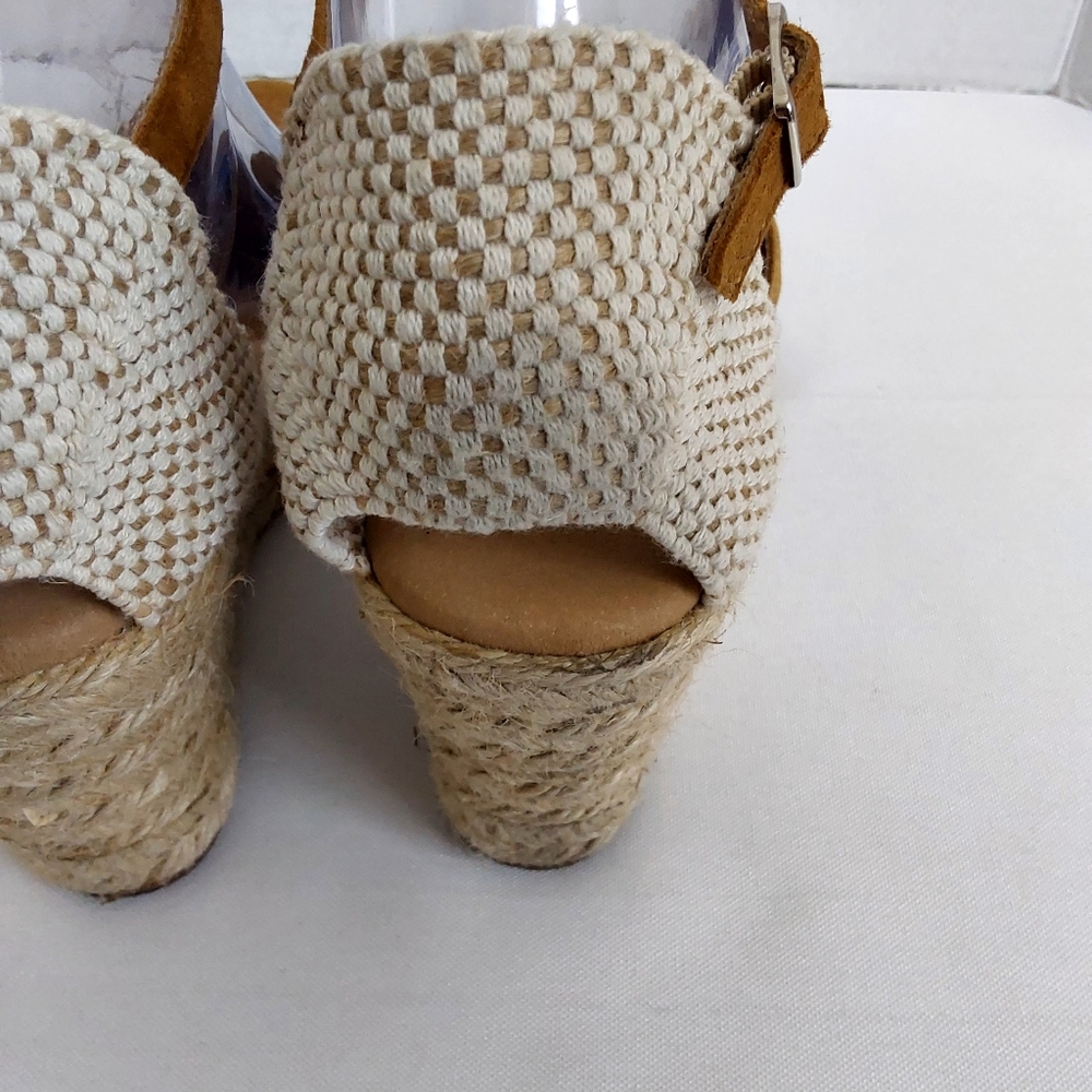 Paseart Anthropologie Wedge Platform Sandals - Picture 9 of 13